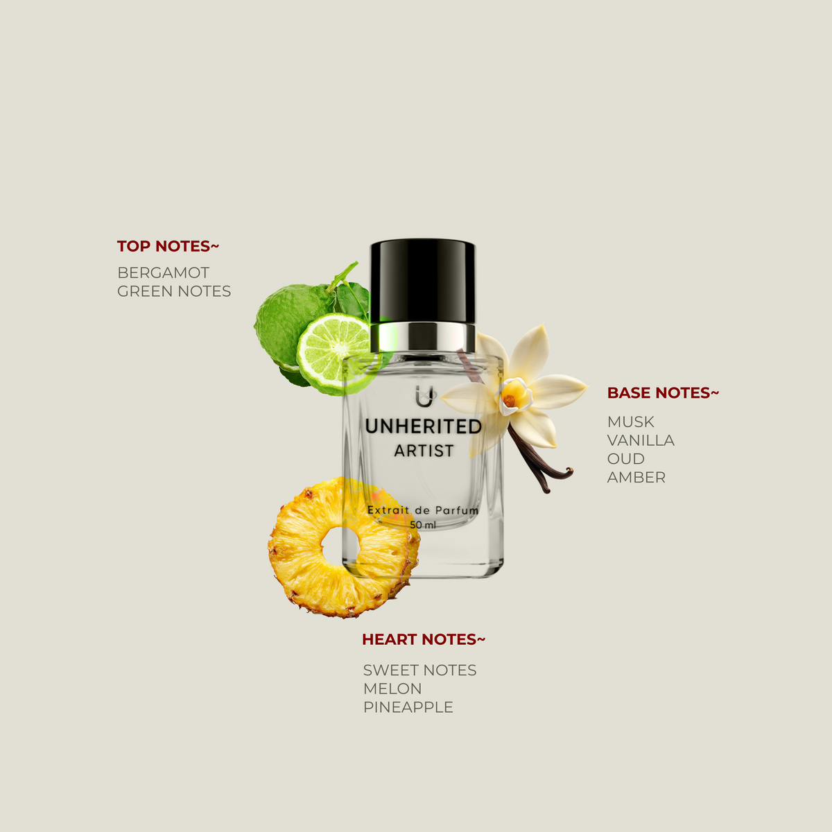 ARTIST Unisex | Amber Oud | 30% Extrait de Parfum